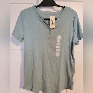 Duluth Trading Co. Light Blue Short Sleeve Tee
